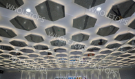 六角形の装飾的な1100デラックスな商業中心のためのアルミニウム天井板